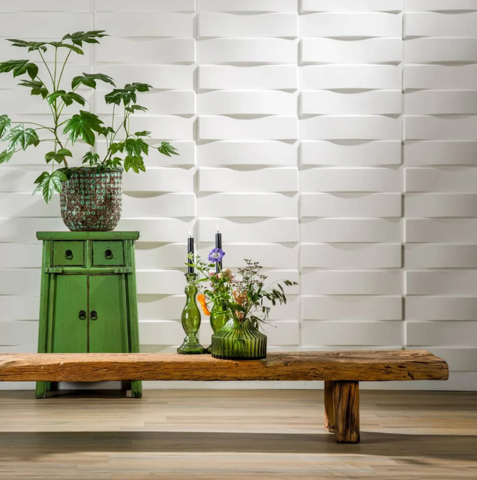 Rectangular Printed Non-Polished PVC Wall Panels