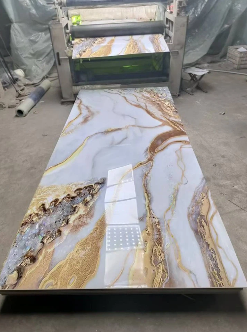 Printed PVC Wall Panels with Polished Surface